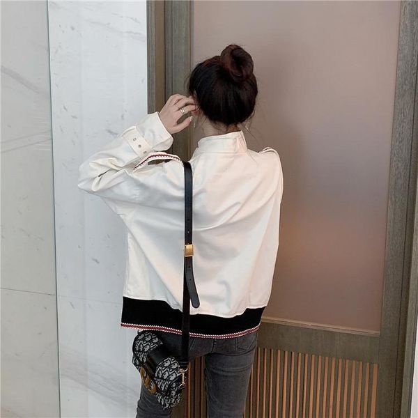 women's jackets tooling jacket female cool handsome street loose bf retro stand collar student long sleeve fashion personality short co, Black;brown
women's jackets tooling jacket female cool handsome street loose bf retro stand collar student long sleeve fashion personality short co, Black;brown