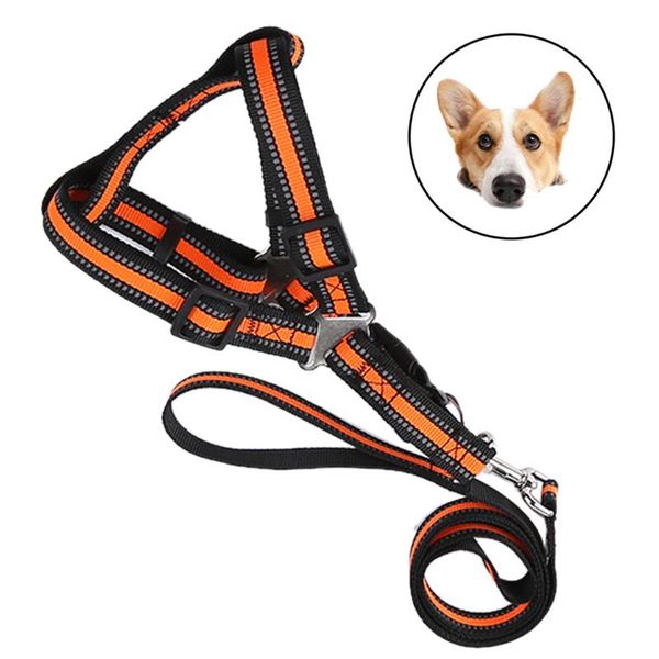 dog leash adjustable reflective strap walking pet training lead vest harness for small medium large dogs collars & leashes
dog leash adjustable reflective strap walking pet training lead vest harness for small medium large dogs collars & leashes