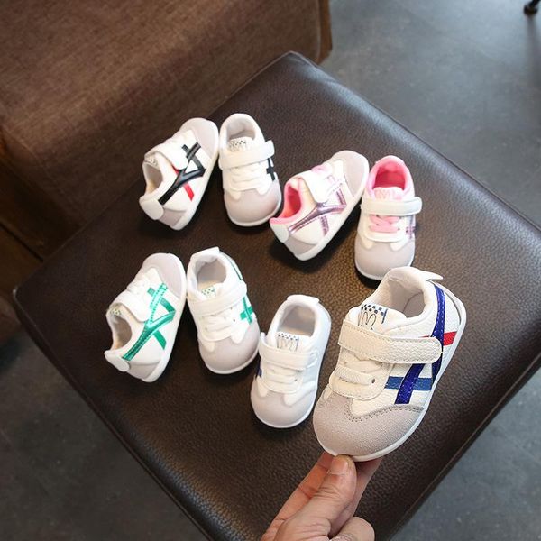 first walkers 0 to 18 months baby boys and girls toddler shoes infant sneakers born soft bottom walk non-slip fashion
first walkers 0 to 18 months baby boys and girls toddler shoes infant sneakers born soft bottom walk non-slip fashion