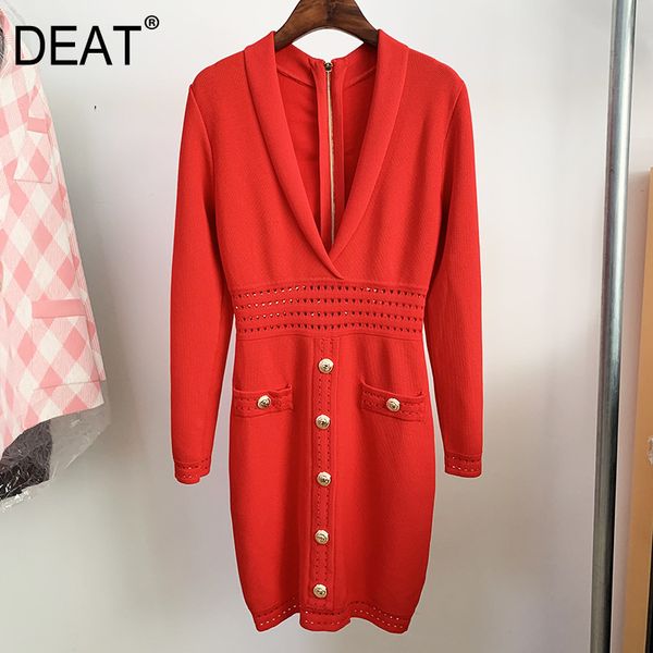 autumn and winter fashion casual long sleeve v neck temperament lion buckle suit lapel knitted hip dress sf671 210421, Black;gray
autumn and winter fashion casual long sleeve v neck temperament lion buckle suit lapel knitted hip dress sf671 210421, Black;gray