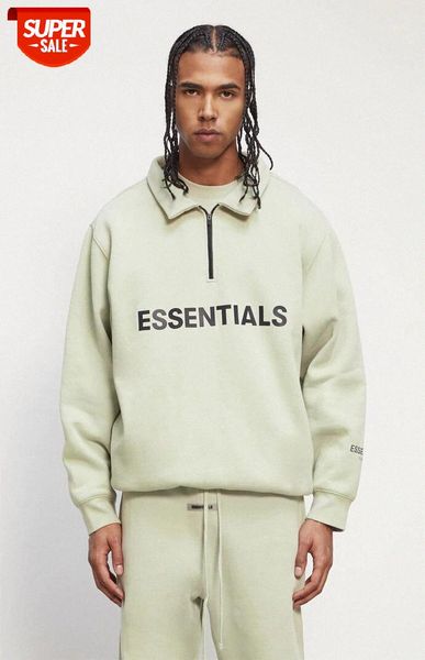 fog fear of god eentials half-zipper letter round neck sweatshirt street #xv2a, Black
fog fear of god eentials half-zipper letter round neck sweatshirt street #xv2a, Black