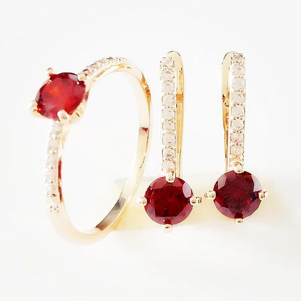 earrings & necklace women office ring jewelry set fashion romantic bridal red cubic zircon earring wedding sets, Silver
earrings & necklace women office ring jewelry set fashion romantic bridal red cubic zircon earring wedding sets, Silver