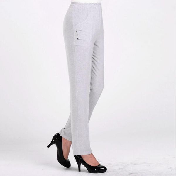 women's pants & capris 2021 summer women female trousers high waist straight casual ly209, Black;white
women's pants & capris 2021 summer women female trousers high waist straight casual ly209, Black;white