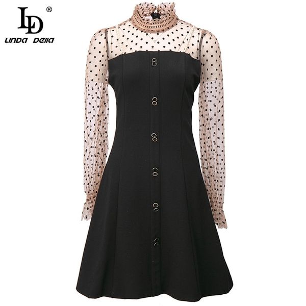 fashion runway summer dress women tulle long sleeve polka dot print patchwork black vintage ladies mini 210522, Black;gray
fashion runway summer dress women tulle long sleeve polka dot print patchwork black vintage ladies mini 210522, Black;gray