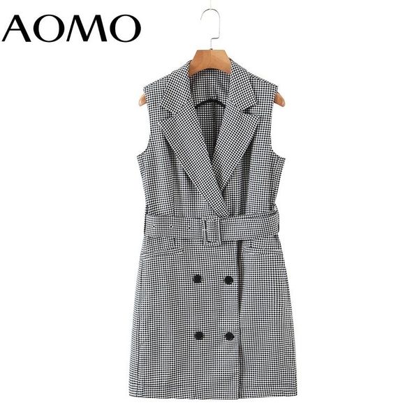 women's vests aomo 2021 women plaid tweed long vest coat with belt office ladies waistcoat sleeveless blazer elegant 8h15a, Black;white
women's vests aomo 2021 women plaid tweed long vest coat with belt office ladies waistcoat sleeveless blazer elegant 8h15a, Black;white