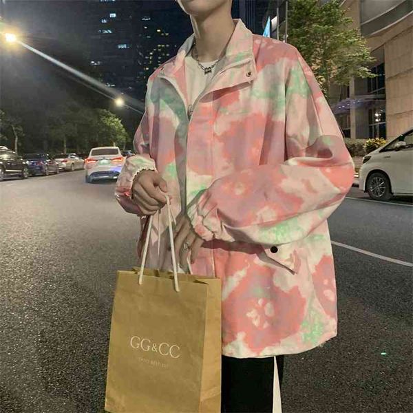 hiphop coat men's fashion brand spring and autumn american graffiti tie dye street hip hop camouflage jacket, Black
hiphop coat men's fashion brand spring and autumn american graffiti tie dye street hip hop camouflage jacket, Black
