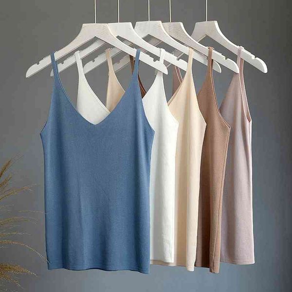 summer vest tank thin knitted silk cotton women's thin bottoming vest slim solid color bottoming jacket and elastic vest 210419, White
summer vest tank thin knitted silk cotton women's thin bottoming vest slim solid color bottoming jacket and elastic vest 210419, White