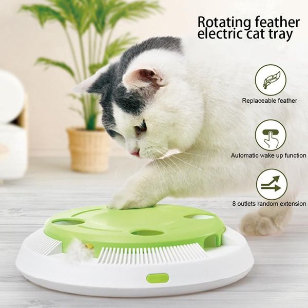 cat toys electric pet toy funny automatic rotating play teaser plate mice & animal interactive playing exercise
cat toys electric pet toy funny automatic rotating play teaser plate mice & animal interactive playing exercise