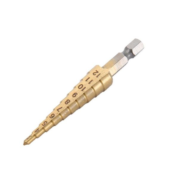 titanium coated step drill bit set drilling power tools for metal wood hole cutter cone professional bits
titanium coated step drill bit set drilling power tools for metal wood hole cutter cone professional bits