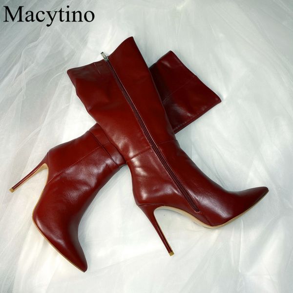 boots genuine leahter black high heel elegant pointed toe knee winter formal shoes women's long fqyo
boots genuine leahter black high heel elegant pointed toe knee winter formal shoes women's long fqyo