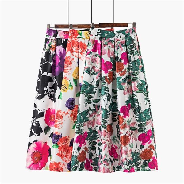 plus size floral long high womens skirts waisted retro vintage swing maxi skirt with pocket a line summer jupe longue, Black
plus size floral long high womens skirts waisted retro vintage swing maxi skirt with pocket a line summer jupe longue, Black