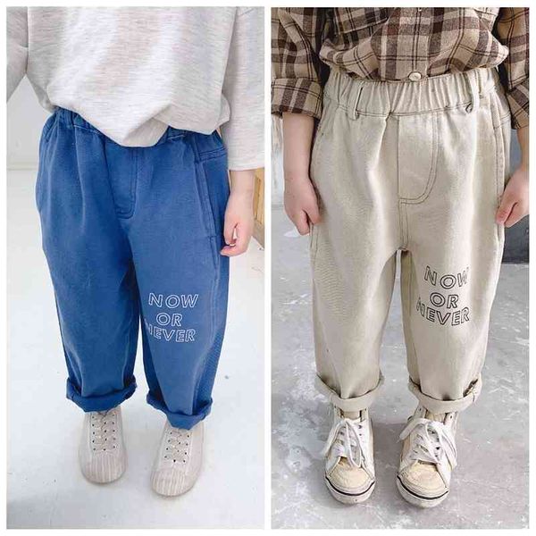spring autumn girls casual 2 colors pants boys letters printed all-match trousers 1-6y 210708, Blue
spring autumn girls casual 2 colors pants boys letters printed all-match trousers 1-6y 210708, Blue