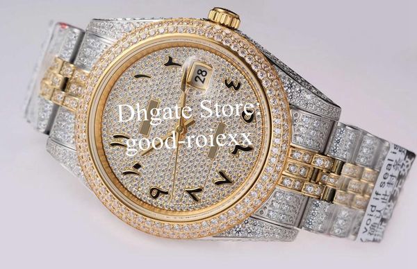 10 style men's watch men automatic 2824 eta watches gray rome wimbledon dial bezel steel gold designer bling diamonds jubilee bracelet, Slivery;brown
10 style men's watch men automatic 2824 eta watches gray rome wimbledon dial bezel steel gold designer bling diamonds jubilee bracelet, Slivery;brown