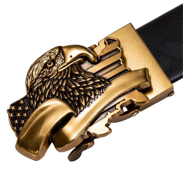 belts men belt alloy automatic buckle black leather strap for eagle designer cinturones hombre dibangu, Black;brown
belts men belt alloy automatic buckle black leather strap for eagle designer cinturones hombre dibangu, Black;brown