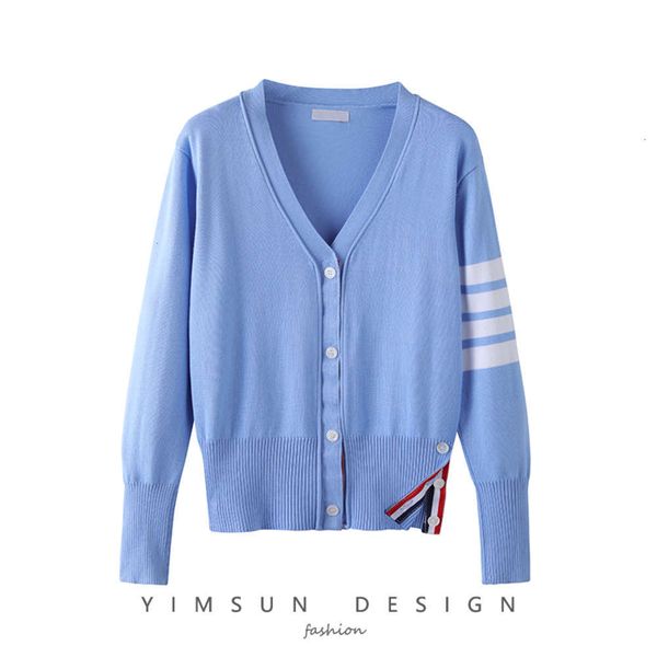 sweaters early autumn tbb thin blue v-neck knitted cardigan sweater slim versatile air-conditioning jacket women's wear b2uq, White;black
sweaters early autumn tbb thin blue v-neck knitted cardigan sweater slim versatile air-conditioning jacket women's wear b2uq, White;black