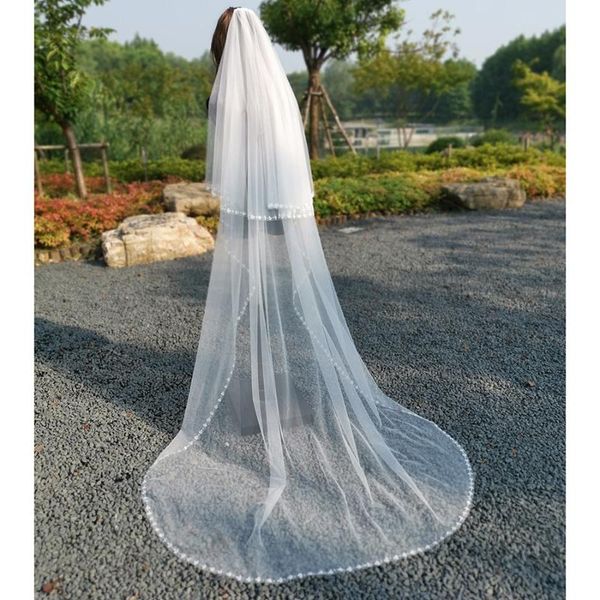 bridal veils elegant chapel veil two layers soft tulle handmade diamond crystal wedding dress accessories with comb, Black
bridal veils elegant chapel veil two layers soft tulle handmade diamond crystal wedding dress accessories with comb, Black