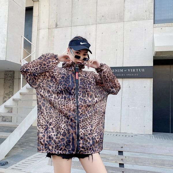 women's jackets 2021 leopard print loose large size long-sleeved hooded sun protection clothing shirt jacket, Black;brown
women's jackets 2021 leopard print loose large size long-sleeved hooded sun protection clothing shirt jacket, Black;brown