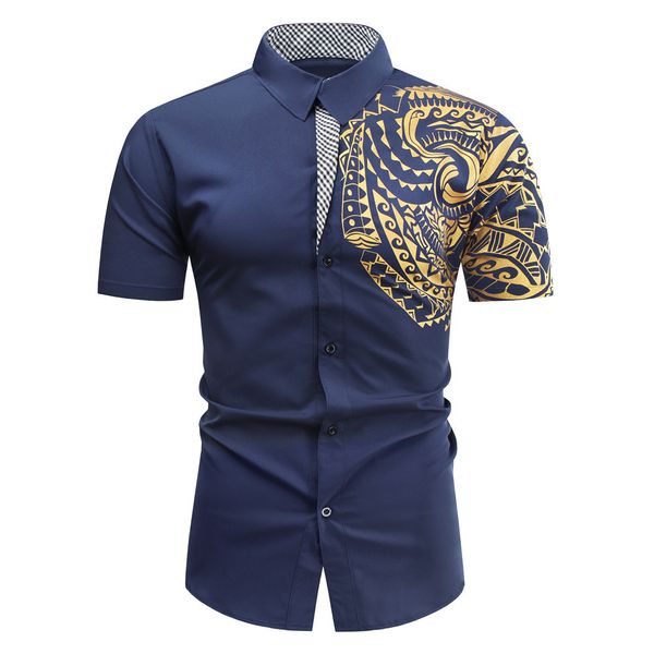 men's shirts summer printed shirt tattoo youth european short sleeve, White;black
men's shirts summer printed shirt tattoo youth european short sleeve, White;black