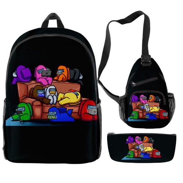 among crewmate students schoolbag travel backpack shoulder bag pencil case us impostor gift for kids
among crewmate students schoolbag travel backpack shoulder bag pencil case us impostor gift for kids