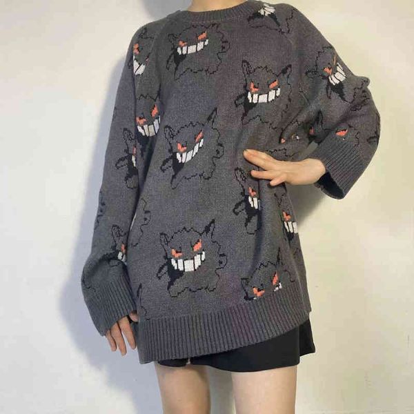women's sweaters camisola feminina outono harajuku anime hip hop streetwear roupas pulôver o pescoço oversize moda casual casal feminin, White;black
women's sweaters camisola feminina outono harajuku anime hip hop streetwear roupas pulôver o pescoço oversize moda casual casal feminin, White;black