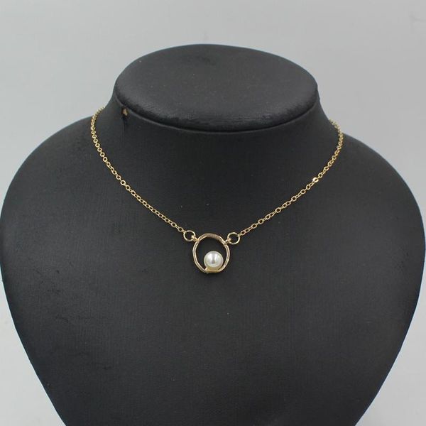 chokers arrival simple pearl necklace gold plated circle with choker for women jewelry gifts collar, Golden;silver
chokers arrival simple pearl necklace gold plated circle with choker for women jewelry gifts collar, Golden;silver