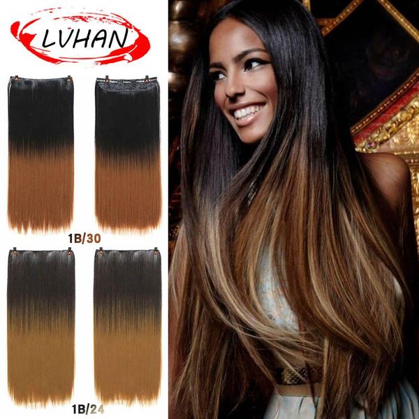 synthetic wigs lvhan gradient color long straight women hairstyle in hair heat resistant false pieces clip, Black
synthetic wigs lvhan gradient color long straight women hairstyle in hair heat resistant false pieces clip, Black