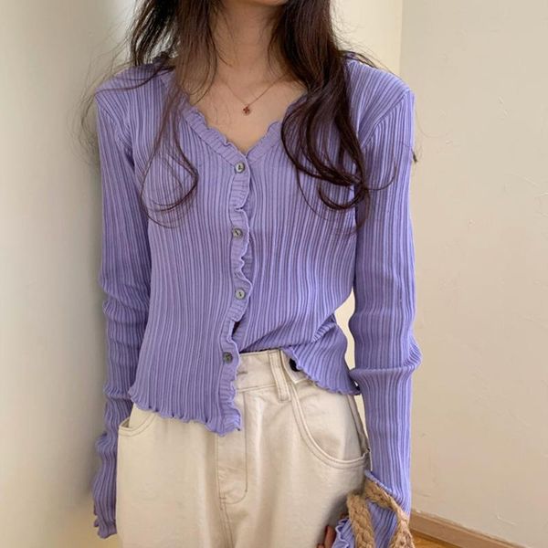 neck long sleeve knitted t-shirt cropped solid color single breated harajuku korean style female ladies casual women's, White 
neck long sleeve knitted t-shirt cropped solid color single breated harajuku korean style female ladies casual women's, White