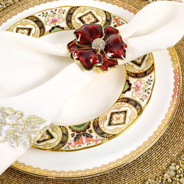 10pcs drip oil diamond rose flower napkin buckle ring paper rings
10pcs drip oil diamond rose flower napkin buckle ring paper rings
