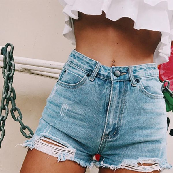 summer jeans high waist womens shorts denim fringe frayed ripped hole streetwear, White;black
summer jeans high waist womens shorts denim fringe frayed ripped hole streetwear, White;black