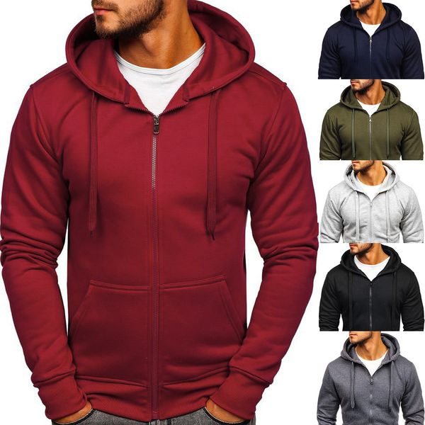 mens sweater fall 2021 new men's casual hooded cardigan solid color fashion sweater, Black
mens sweater fall 2021 new men's casual hooded cardigan solid color fashion sweater, Black