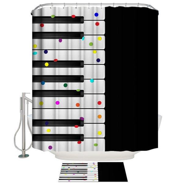 shower curtains piano keyboard music dots bathroom mat with curtain accessory sets set
shower curtains piano keyboard music dots bathroom mat with curtain accessory sets set