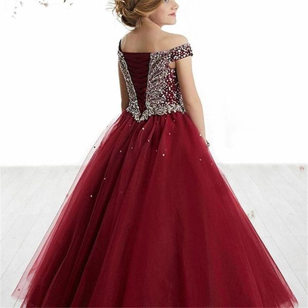 girl's dresses princess long flower girl off-the-shoulder beads crystals sleeveless tulle ball gown kid's gowns child pageant dres, Red;yellow
girl's dresses princess long flower girl off-the-shoulder beads crystals sleeveless tulle ball gown kid's gowns child pageant dres, Red;yellow
