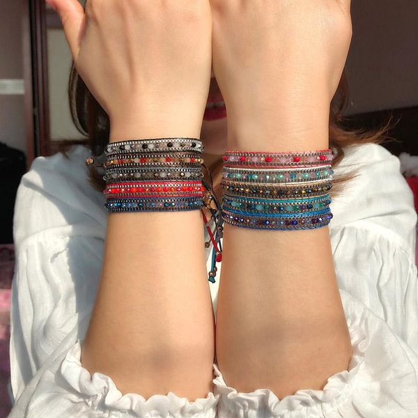 beaded, strands fashion rainbow seeds beaded handwork weave bracelets friendship love chain bohemian bracelet jewelry adjustable trend pulse, Black
beaded, strands fashion rainbow seeds beaded handwork weave bracelets friendship love chain bohemian bracelet jewelry adjustable trend pulse, Black