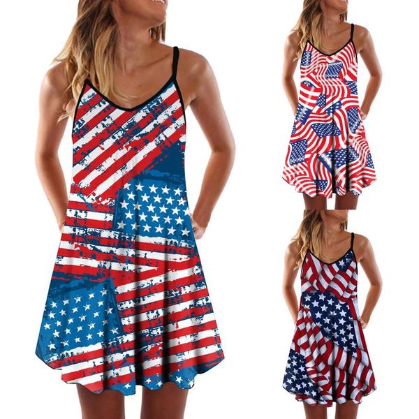 casual dresses independence day summer mini dress woman off shoulder light large size sukienka sleeveless v neck sundresses, Black;gray
casual dresses independence day summer mini dress woman off shoulder light large size sukienka sleeveless v neck sundresses, Black;gray