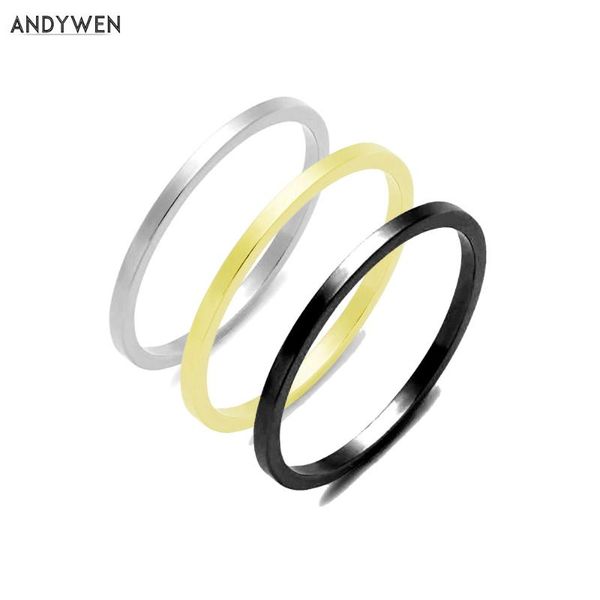 cluster rings andywen 100% 925 sterling silver 2021 simple light weight finger women thin slim multi size rock punk jewelry, Golden;silver
cluster rings andywen 100% 925 sterling silver 2021 simple light weight finger women thin slim multi size rock punk jewelry, Golden;silver