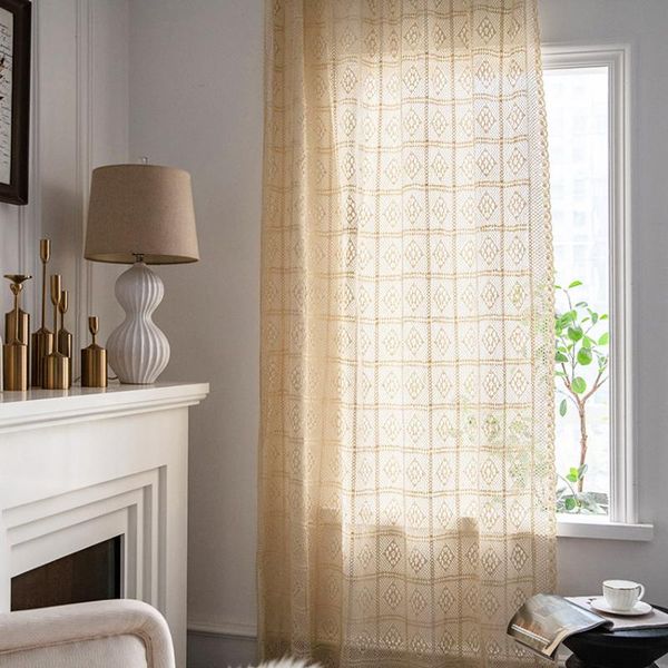 curtain & drapes beige crochet hollow out knitted semi-shading for bedroom kichen living room window curtains home decoration cortina
curtain & drapes beige crochet hollow out knitted semi-shading for bedroom kichen living room window curtains home decoration cortina