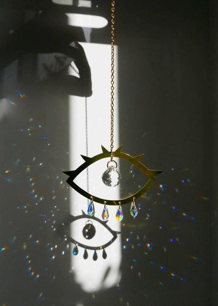 keychains eye sun catcher for window aura crystal hanging prism home decor rainbow maker boho witchy catchers baby kids room, Silver
keychains eye sun catcher for window aura crystal hanging prism home decor rainbow maker boho witchy catchers baby kids room, Silver