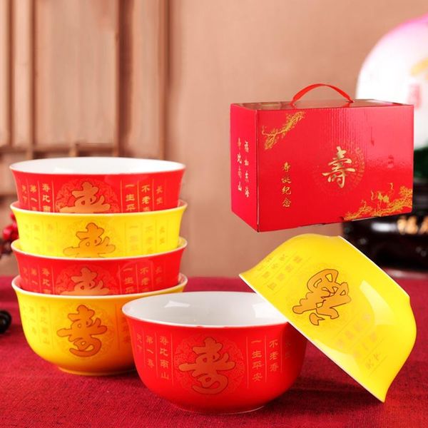 bowls 6pcs/lot bowl ceramic rice jingdezhen porcelain dinnerware auspicious tableware birthday noodles holder home supplies
bowls 6pcs/lot bowl ceramic rice jingdezhen porcelain dinnerware auspicious tableware birthday noodles holder home supplies