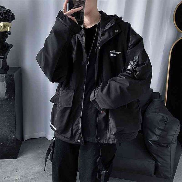 tactical hip hop cargo techwear ets coats streetwear cardigan casual bomber outerwear hooded letter multi-pocket for men, Black
tactical hip hop cargo techwear ets coats streetwear cardigan casual bomber outerwear hooded letter multi-pocket for men, Black