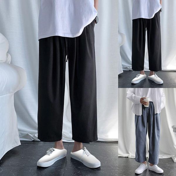 men's pants in stock fashion mens wide leg oversized light weight joggers trousers nine minutes straight small #8, Black
men's pants in stock fashion mens wide leg oversized light weight joggers trousers nine minutes straight small #8, Black