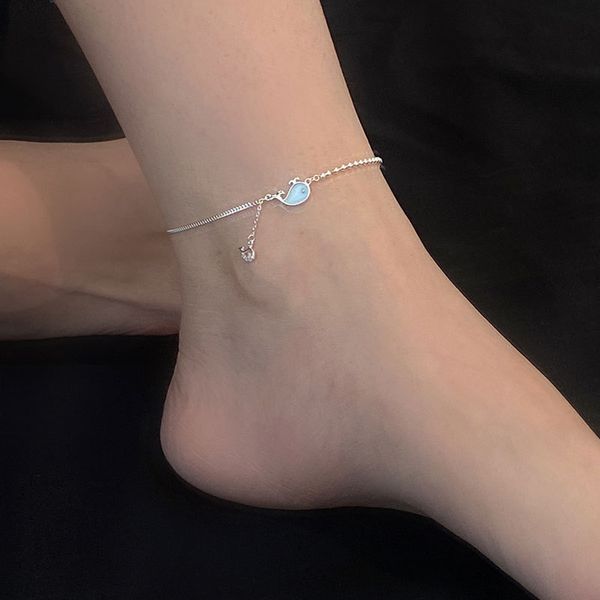 anklets s925 sterling silver small whale foot chain bright round bead jewelry 2021 ins 4106, Red;blue
anklets s925 sterling silver small whale foot chain bright round bead jewelry 2021 ins 4106, Red;blue