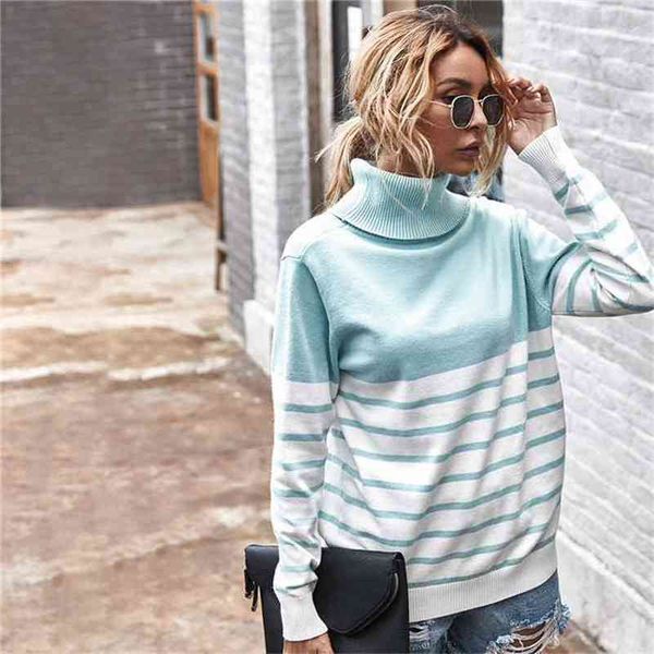 autumn winter fashion turtleneck sweater women striped knitted jumpers long sleeve oversize ladies vintage pullovers 210812, White;black
autumn winter fashion turtleneck sweater women striped knitted jumpers long sleeve oversize ladies vintage pullovers 210812, White;black
