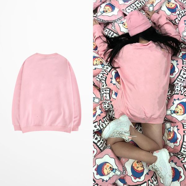 mens sweater autumn street oversize loose print men's and women's bat sleeve round neck sweater trendy casual coat, Black 
mens sweater autumn street oversize loose print men's and women's bat sleeve round neck sweater trendy casual coat, Black