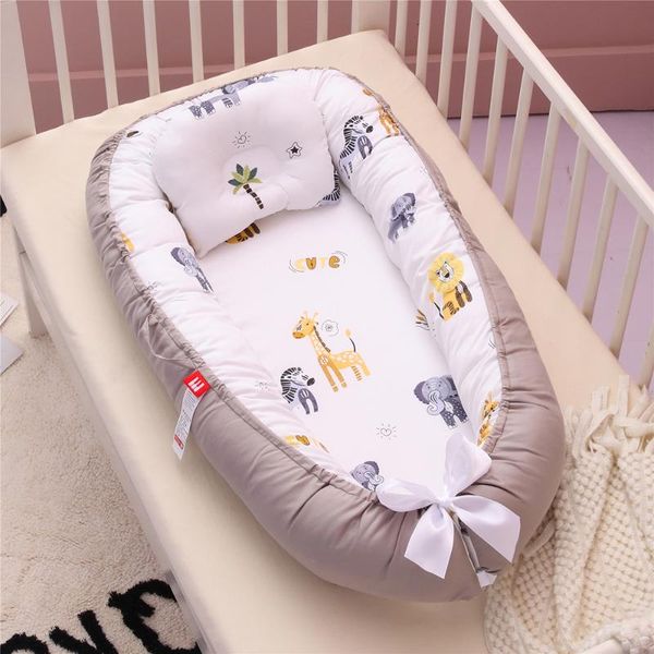 bedding sets 85*50cm baby nest bed with pillow portable crib travel infant toddler cotton cradle for born bassinet bumper
bedding sets 85*50cm baby nest bed with pillow portable crib travel infant toddler cotton cradle for born bassinet bumper