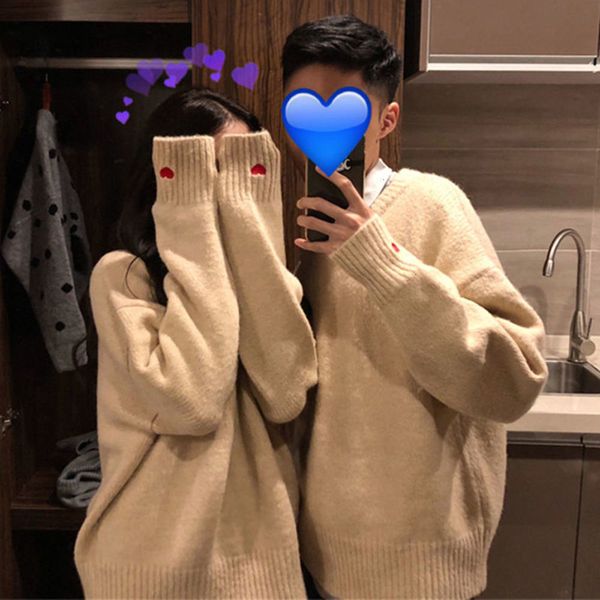 women's sweaters hoodies sweater autumn and winter korean loose bf lazy style wear versatile pullover knitwear couple sq0b, White;black
women's sweaters hoodies sweater autumn and winter korean loose bf lazy style wear versatile pullover knitwear couple sq0b, White;black