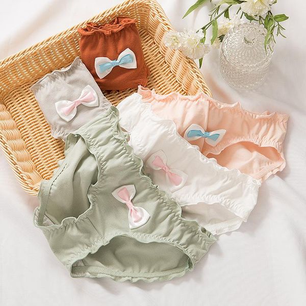 6pcs/set girl's underpants sweet cotton antibacterial middle waist crotch underwear cute teenage bow briefs panties, Camo
6pcs/set girl's underpants sweet cotton antibacterial middle waist crotch underwear cute teenage bow briefs panties, Camo