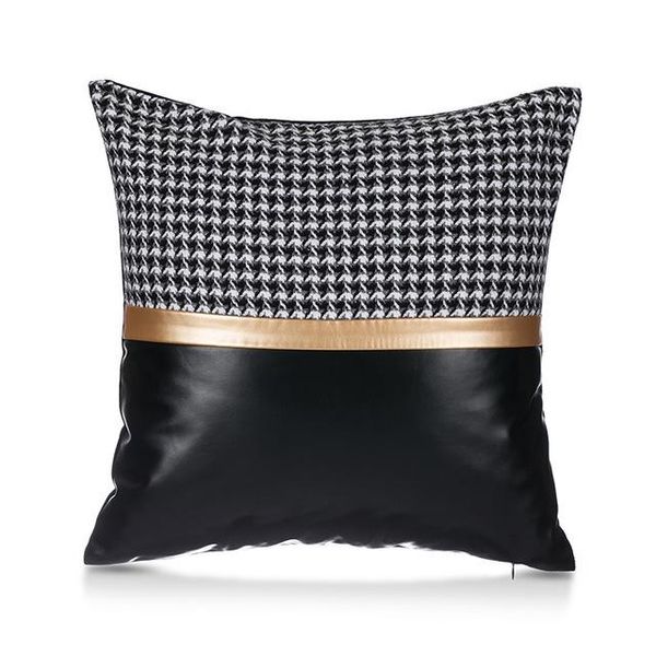 cushion/decorative pillow luxury pu polyester patchwork cushion cover soft case sofa bed car living room decoration
cushion/decorative pillow luxury pu polyester patchwork cushion cover soft case sofa bed car living room decoration