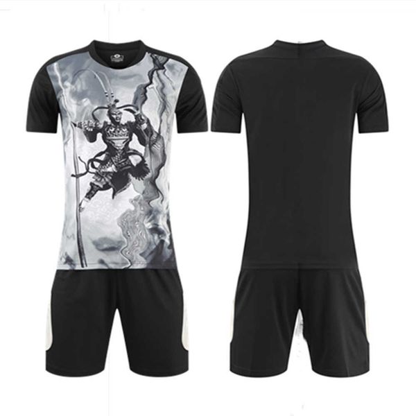 kids soccer jersey set child men women football uniform training suit sun wukong print sportswear monkey king football kit, Gray
kids soccer jersey set child men women football uniform training suit sun wukong print sportswear monkey king football kit, Gray