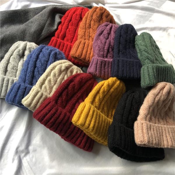 beanies korean version of the ins net red simple pure color twist wool hat autumn and winter warm female knitted trend wild male
beanies korean version of the ins net red simple pure color twist wool hat autumn and winter warm female knitted trend wild male