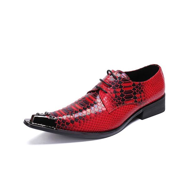 dress shoes fashion men's summer casual personality metal pointed classic retro leather crocodile pattern willow nail, Black
dress shoes fashion men's summer casual personality metal pointed classic retro leather crocodile pattern willow nail, Black